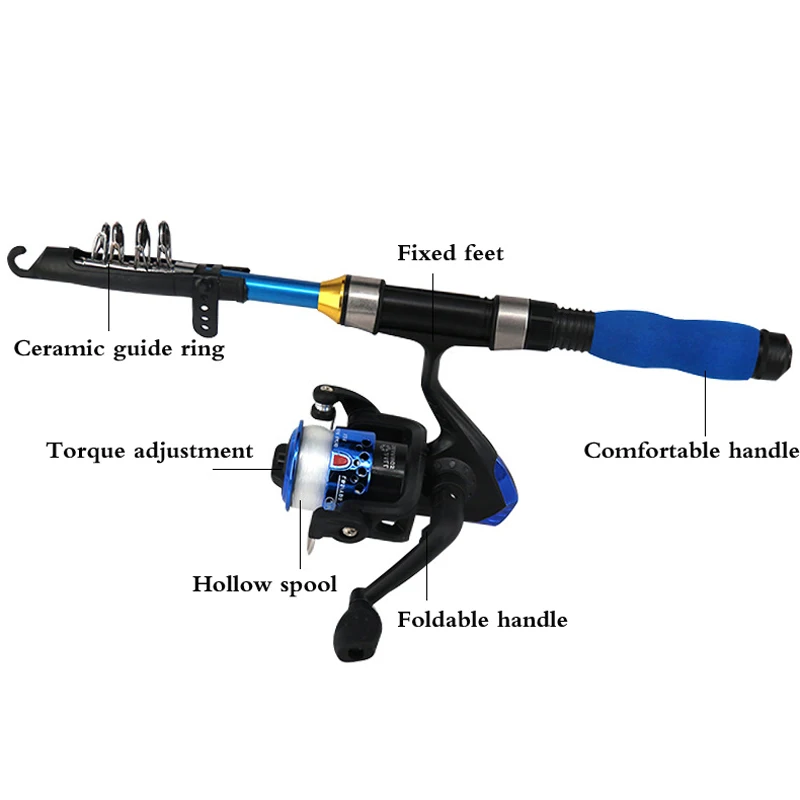 Мини Портативная 1 м Удочка телескопическая жесткая метательная Удочка ультра светильник для зимней подледной удочки набор спиннинговой литейной катушки