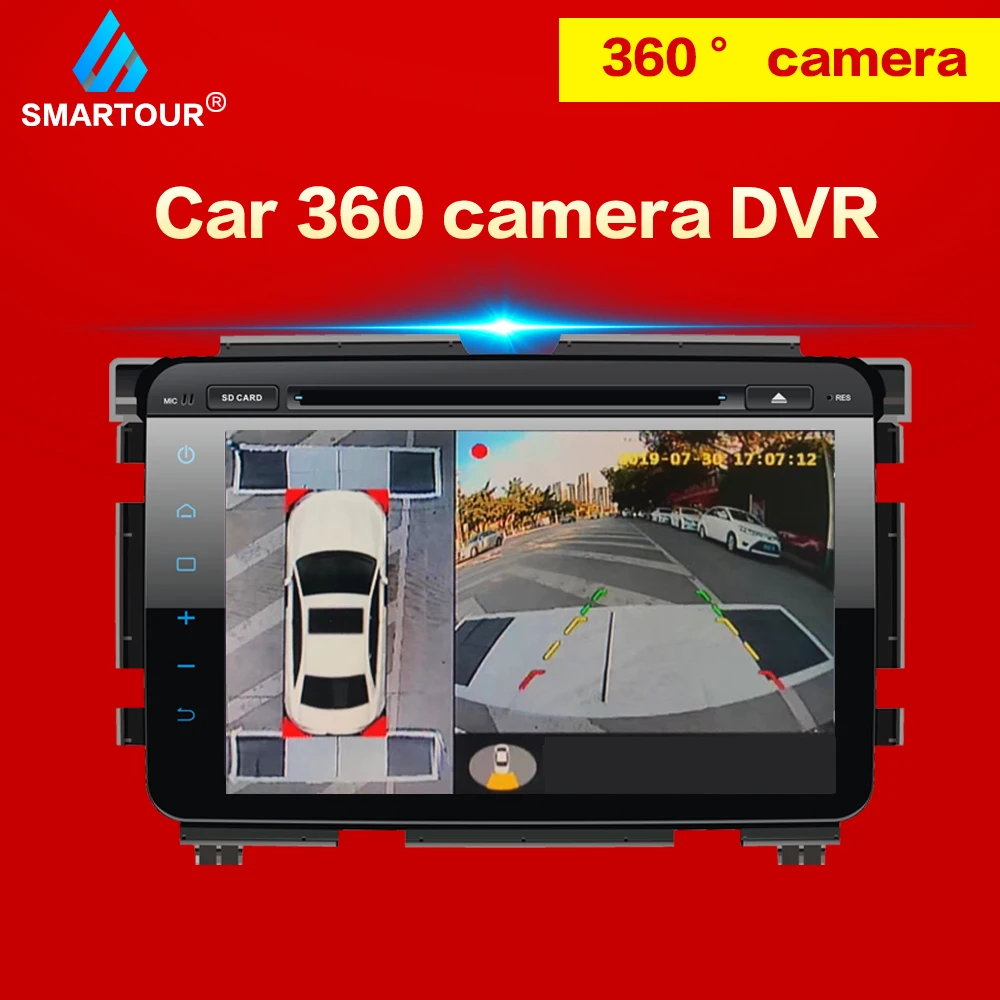 

Smartour for Audi 360 camera Parking surround view HD Surround View driving support Bird View Panorama System 4 Car camera