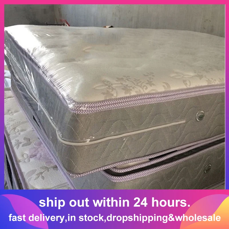 Bolsa de de colchón reutilizable, bolsa de almacenamiento de colchón de plástico, impermeable, a prueba de polvo, con cremallera - AliExpress