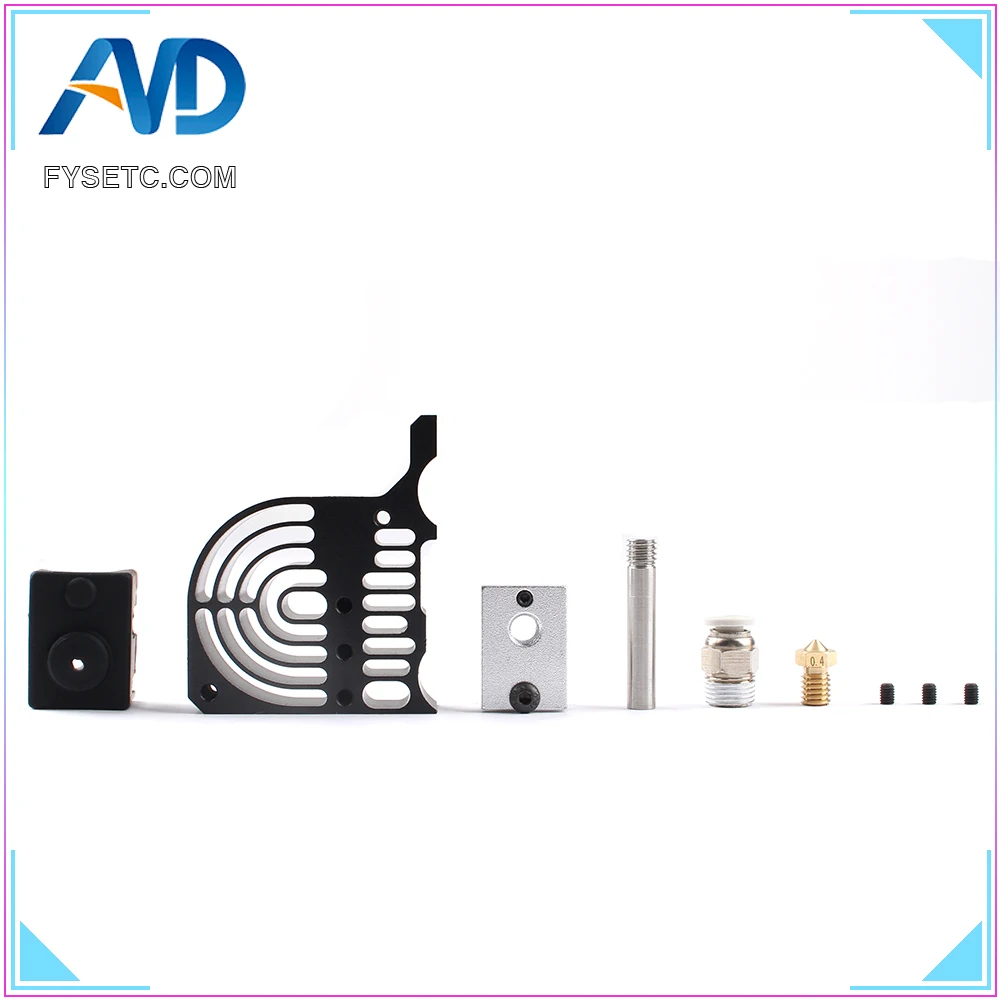 

FYSETC Clone Prusa Mini hotend set HeatSink heater block heat break V6 NOZZLE for Prusa Mini DIY upgrade