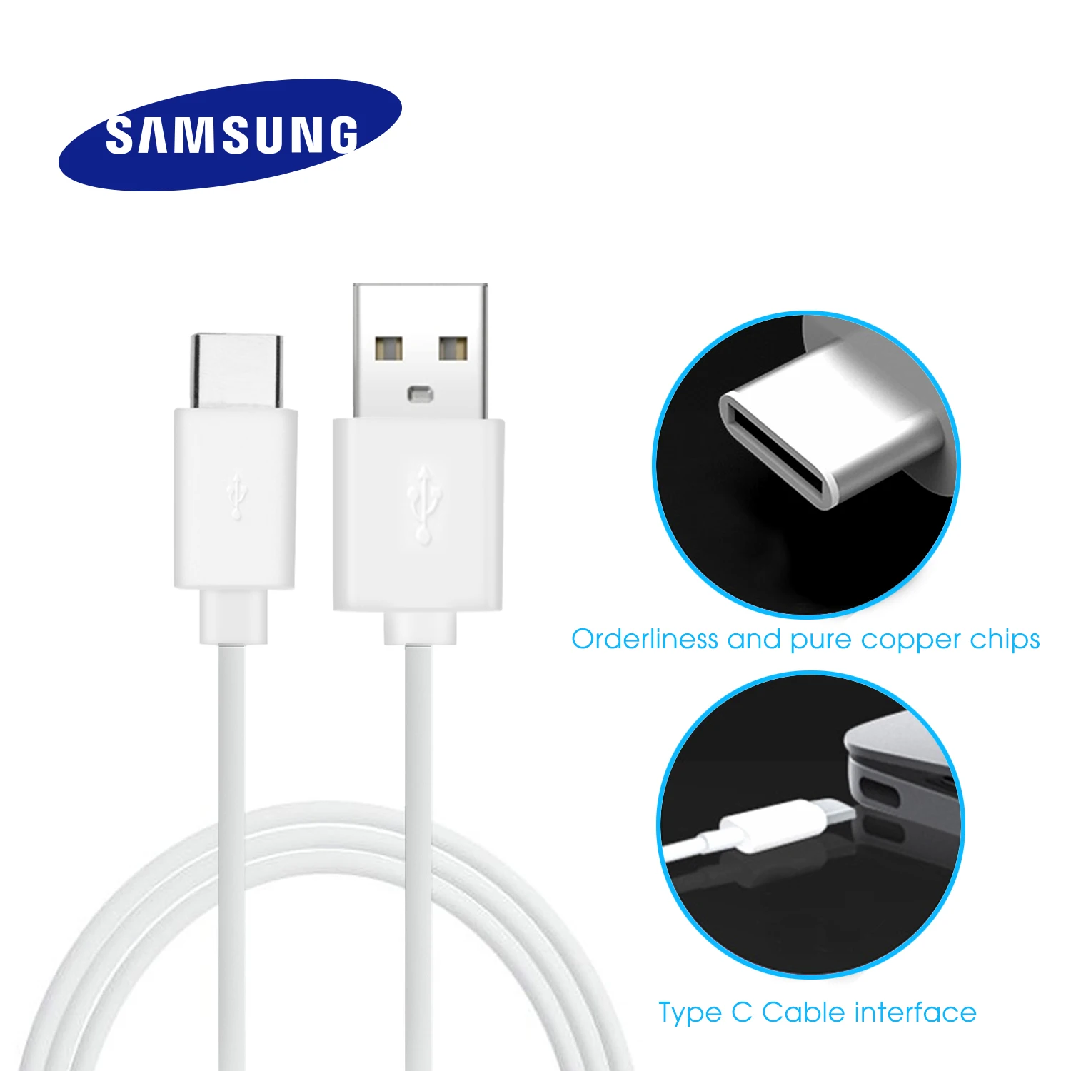 1,2 м Тип usb C быстрый заряд кабеля для передачи данных для Samsung Galaxy S8 S9 плюс S10 A5 A7 Note 8