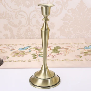 

European Candlelight Dinner Candlesticks Candle Holder Table Event Wedding Decor Gold/Silver Candlestick