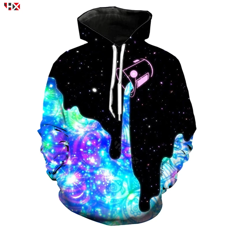 galaxy paint bucket hoodie