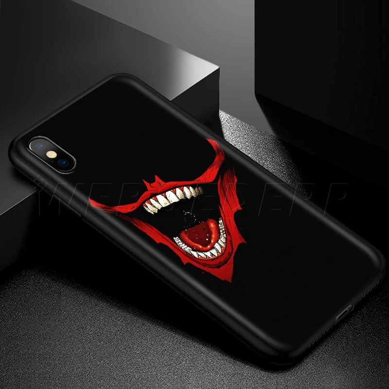 Чехол Webbedepp Joker для Apple iPhone 11 Pro XS Max XR X 8 7 6 6S Plus 5 5S SE