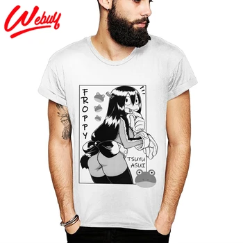 

Graphic Sexy Frog Froppy My Hero Acedemia Asui Tsuyu T shirt For Men Retro S-6XL Big Size Classic Round Neck Homme Tee Shirt