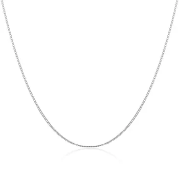 

10pcs 18inch+2inch extender 316L surgical Stainless steel 1.5mm Width thin curb chain locket pendant chains necklace