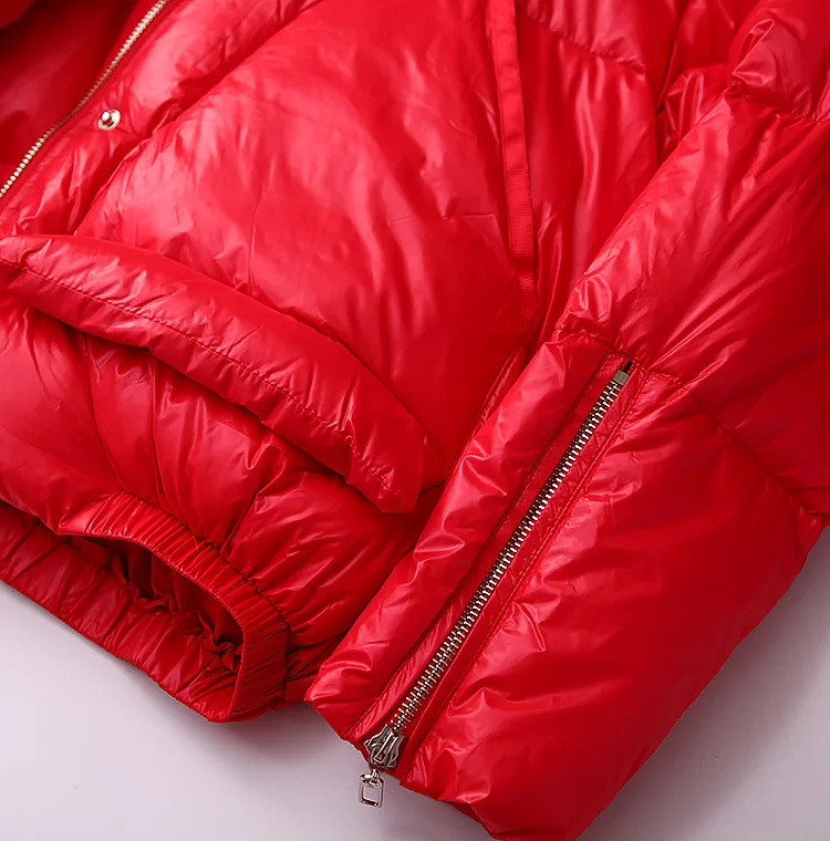 Fluffy And Full~ 19 Years Winter Four Colors Loose-Fit Slimming Long Sleeve Stand Collar down Jacket Casual down Coat Women's