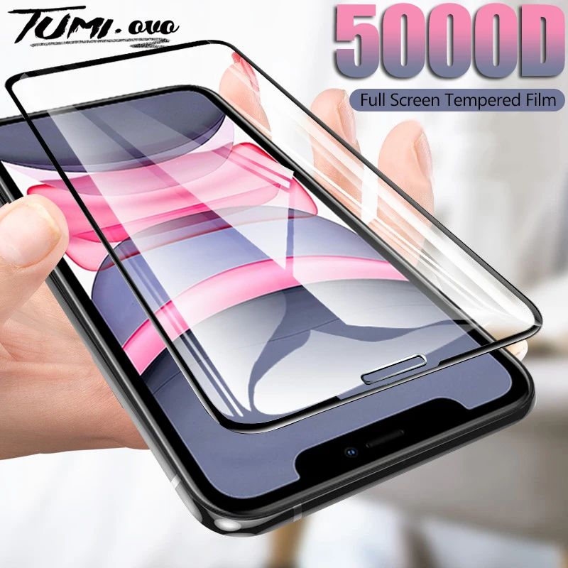 Защитное стекло закаленное с полным покрытием для iPhone SE 2020 11 Pro Max XR X XS | Мобильные