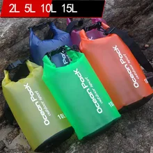 2L 5L 10L 15L сумка для плавания, водонепроницаемая, для улицы, сухой мешок, сумки для хранения, треккинг, речной рафтинг, Каякинг, дорожное ведро для воды, сумка для серфинга