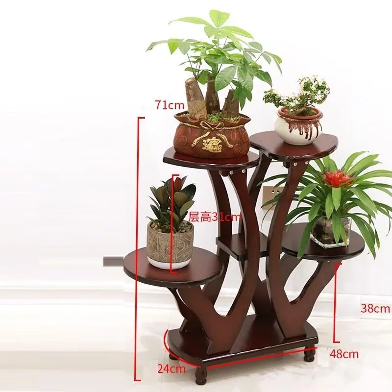 Saksi Standi Estante Flores Plantas Etagere Plante Indoor Estanteria Para Macetas напольная стойка для балкона Цветочная полка для растений - Цвет: Version D