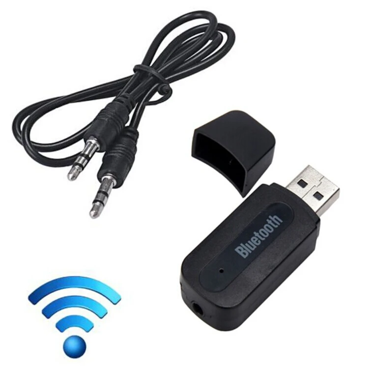 Автомобильный Bluetooth AUX аудио приемник для 2012 honda civic e46 bmw f10 fiat 500 miata ford mustang honda civic audi q5 - Цвет: Белый рис