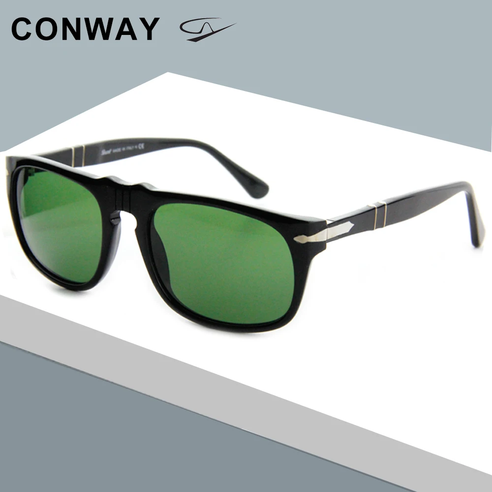 Conway, Винтажные Солнцезащитные очки для мужчин и женщин, итальянский стиль, фирменный дизайн, солнцезащитные очки Steve, очки для вождения, Антибликовая ацетатная оправа
