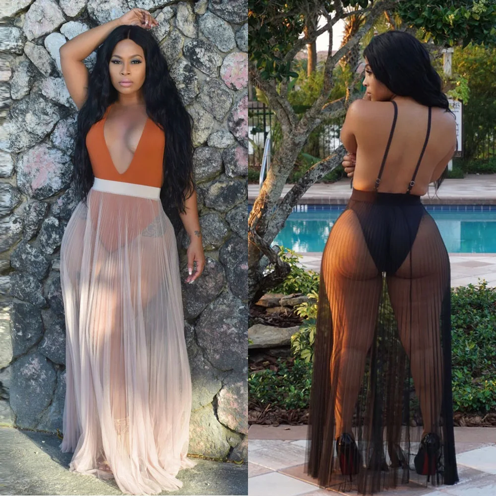 Новинка 2019 однотонная накидка на бикини пляжные платья для женщин