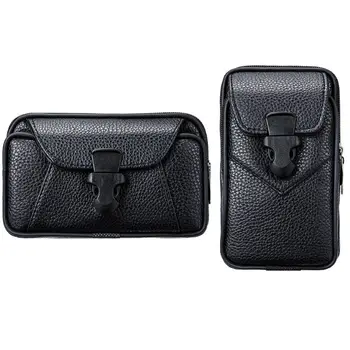 

Vintage PU Leather Waist Bag Belt Loop Holster Carry Phone Pouch Wallet Case Bag