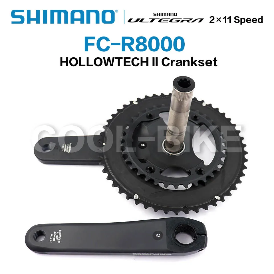 シマノアルテグラFC-R8000 2×11速170mm Shimano ultegra fc r8000-hollowtech iiクランクセット,2x11