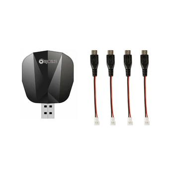

Original Eachine E520 E520S 4-IN-1 USB Charger Charging Box with 4Pcs Android Adapter Cables For RC Drone Quadcopter Spare Parts