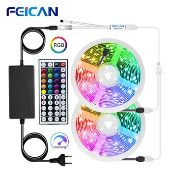 

LED Strip 10M 12v RGB Lights Remote Control SMD5050 LED Strip Light for Room