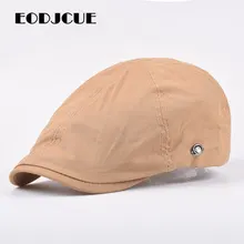 Модные весенне-летние шапки-береты для мужчин и женщин кепка газетчика картуз плоские полями Кепка наружная Солнцезащитная бейсболка