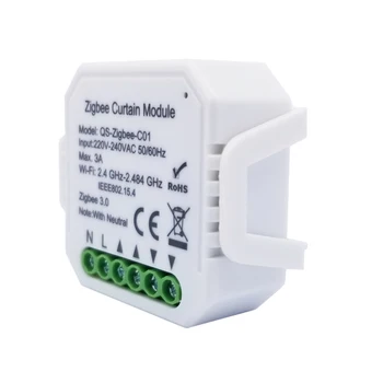 

APP ZigBee Tuya Smart Life New Wireless Curtain Switch Controller Opener Remote WiFi Switch Voice Control Alexa Echo Google Home