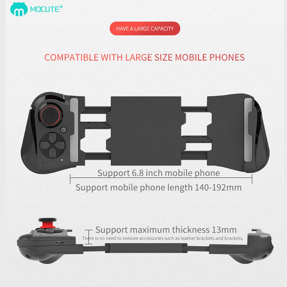 Беспроводной Bluetooth геймпад Mocute 058 игровой контроллер для телефона Samsung Android PUBG