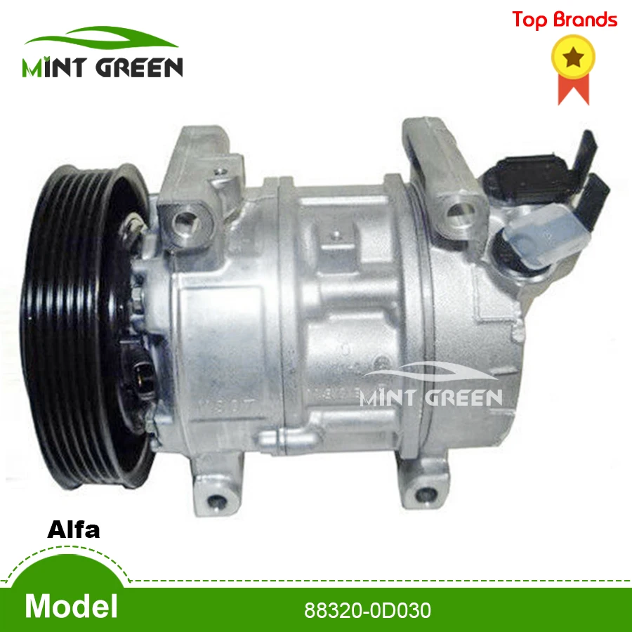 

for free shipping Auto A/C Air Conditioning Compressor for Car Alfa Romeo 156 932 147 937 GT 1.9 51752531 46811244 4472208646