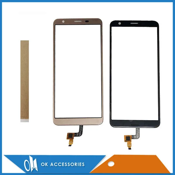 5 45 дюймовый сенсорный экран для Oukitel C11 Pro стеклянный дигитайзер черного цвета с