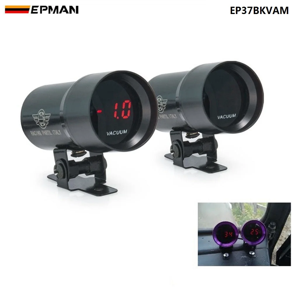EPMAN 37 мм компактный микро цифровой Копченый вакуумный манометр универсальные 3 4 6