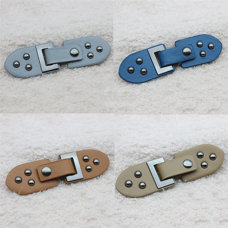 1pair Leather Combined Snap Buttons 12 Cm High Quality Fasten for Bags Fur Coat Decoration Garment Diy Sewing Material | Дом и сад