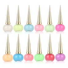 Яркий цвет Светящийся лак для ногтей лак 14 мл ФЛУОРЕСЦЕНТНОЕ свечение в темноте 12 цветов женский модный дизайн ногтей Декоративная косметика