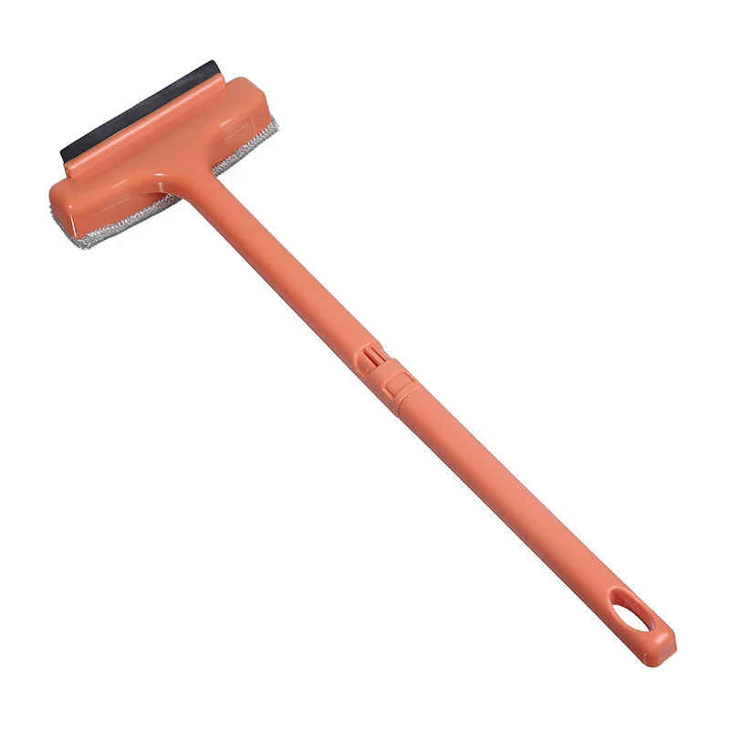 Glass Wiper Household Double-sided Wipe High-rise Wiper Window Scrubber Glass Cleaning Tool Telescopic Rod window cleaning brush window cleaner