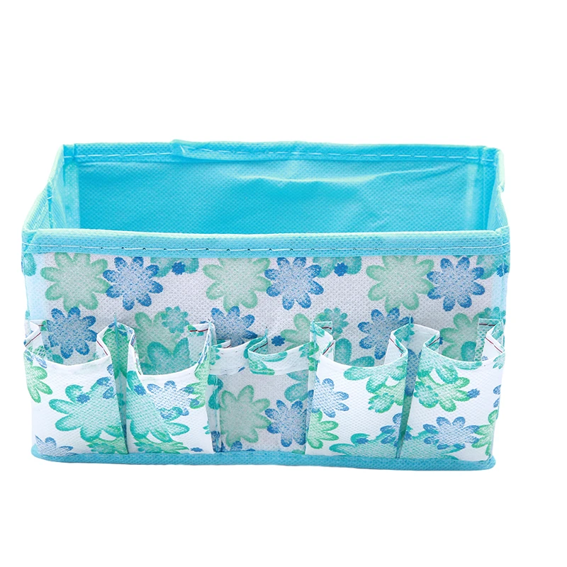 

2020 New Multifunction Open Cosmetic Bag Beauty Floral Organizer Make Up Bag Folding Makeup Cosmetics Storage Box