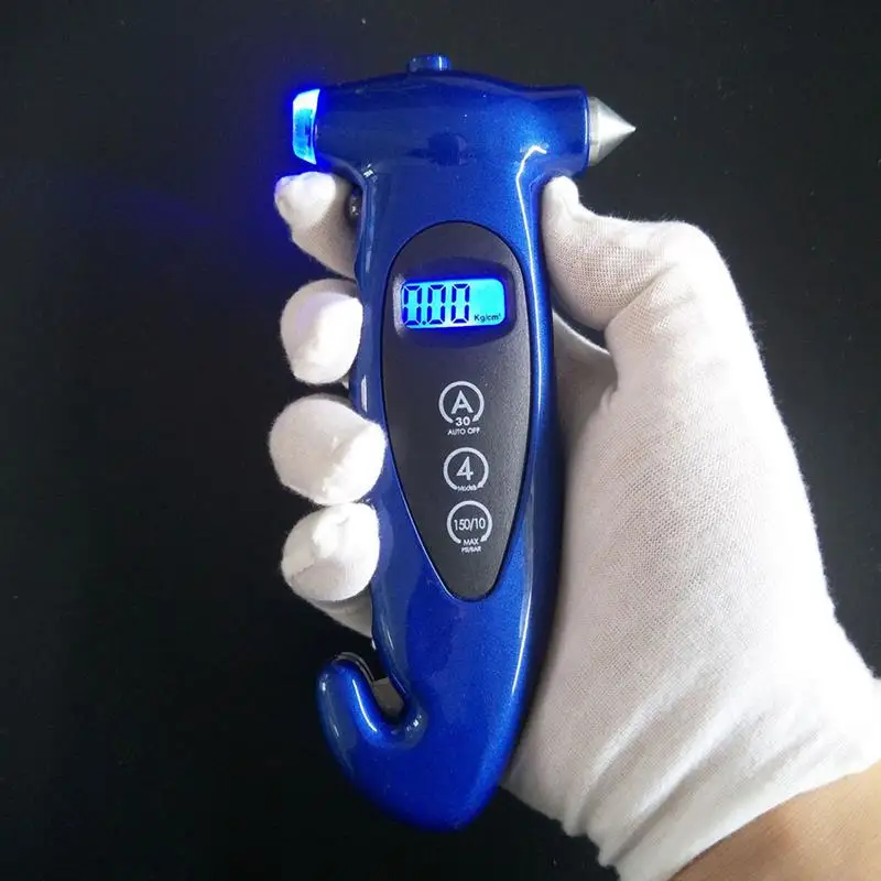 Durable 5 In 1 LCD Digital Display Tire Pressure Meter Car Tyre Air Gauge Suitable for Trucks Moto | Автомобили и мотоциклы