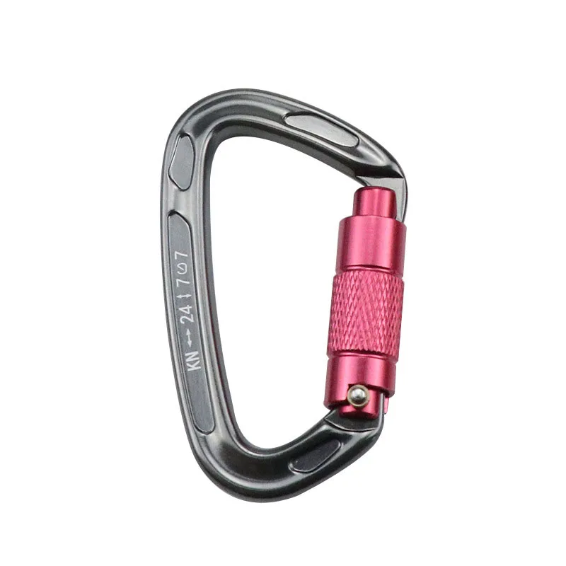 

Rope Gliding Carabiner Holders Safety Hook Hanging Rock Climbing Climber Buckles