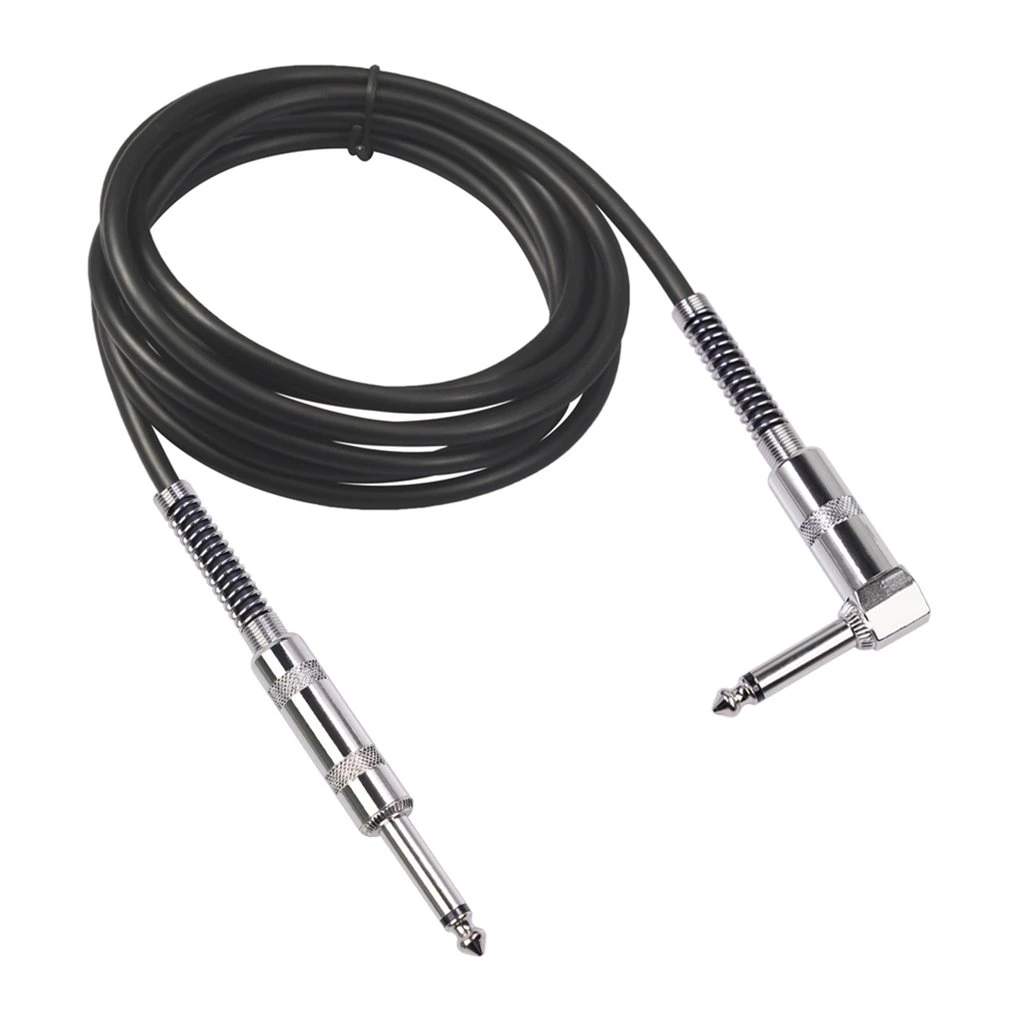 Cable de Audio para guitarra eléctrica de 6,35mm, Cable de guitarra de 1,8/3/6/10m, línea de enchufe recto a de instrumentos para teclado de bajo|Conectores y cables ordenador| - AliExpress