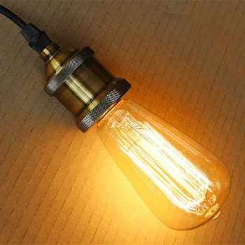 

E27 60W 40W Vintage Industrial Filament Edison Tungsten Light Bulb Antique
