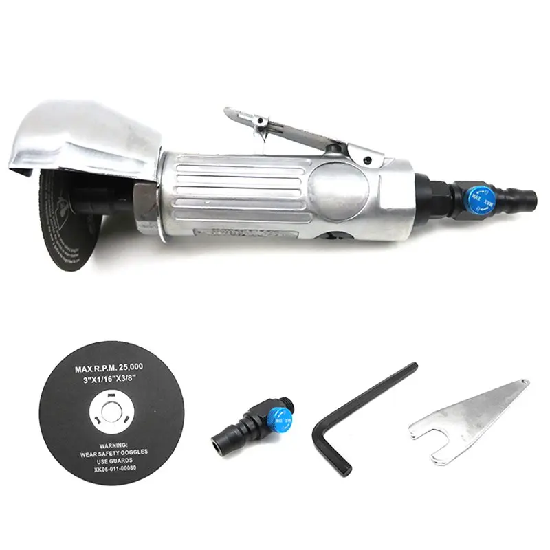 

3 Inch High-Speed Pneumatic Angle Grinder With Disc Polished Piece And Pvc Handle For Machine Polished Cutting Operation