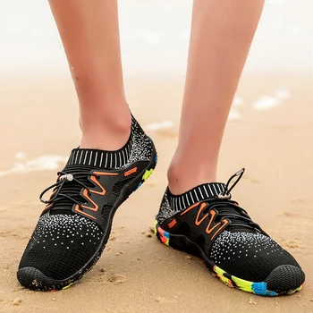 

Man Swimming Water Shoes Mens Outdoor Sneakers Male Beach Shoes Adult Flat Soft Breathable Seaside Men Wading Shoes Footwear