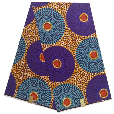 Африканская ткань Анкара Африканский Воск Печать Ткань для платьев Анкара ткань настоящая парафинированная ткань с Африканским принтом ткань - Цвет: TJ750803C3