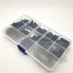Kit de connecteurs Dupont JST SM, 620 pièces, 2.54mm 1/2/3/4/5/6 broches, boîtier JST XH mâle/femelle, broches à sertir, adaptateur 
