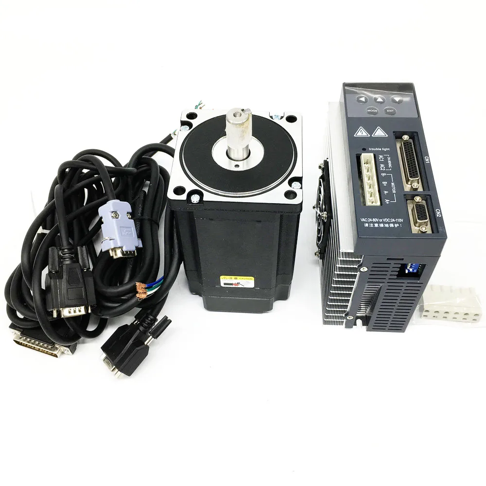 Hybird шаговый двигатель с цифровым дисплеем Nema34 86 мм 2000 нм об/мин замкнутый контур кодировщик легкий сервопривод 2Ph AC DC шаговый двигатель комплект