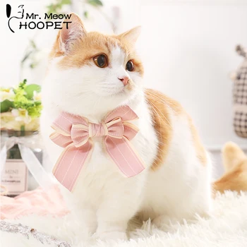 

Hoopet Pet Cat Collar Cute Bow Collars For Cat Puppy Collars Neck Circle For Cats Small Dogs Pet Dress Supply