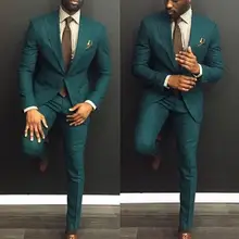 Красивый свадебный смокинг с лацканами с острыми углами две кнопки жениха смокинг Стиль платье Мужчины Бизнес Дарти костюм(куртка+ брюки+ галстук