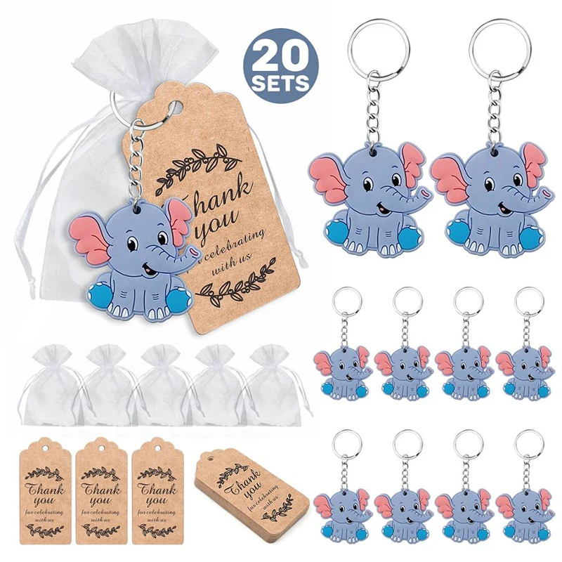 Party Toys Pop Keychain 20 Babies Welcome Party Gifts
