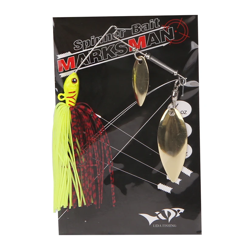 ARDEA Fishing Lure Spinner Bait Hard Lure 16.3g spoon metal bait Attract Rotating Sequin Pike swivel lure