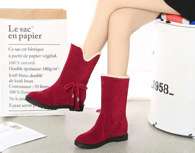 winter models in the thick bottom of the women's shoes in the tube Martin women's boots cotton boots snow boots