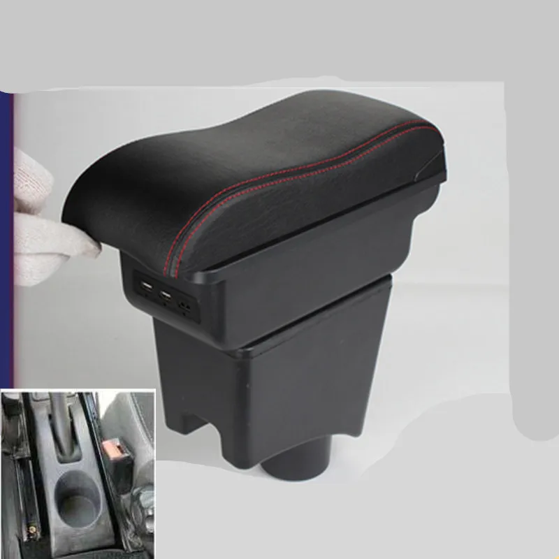 Подлокотник для Renault Dacia Sandero Logan двухслойный центральный с USB-зарядкой пепельница