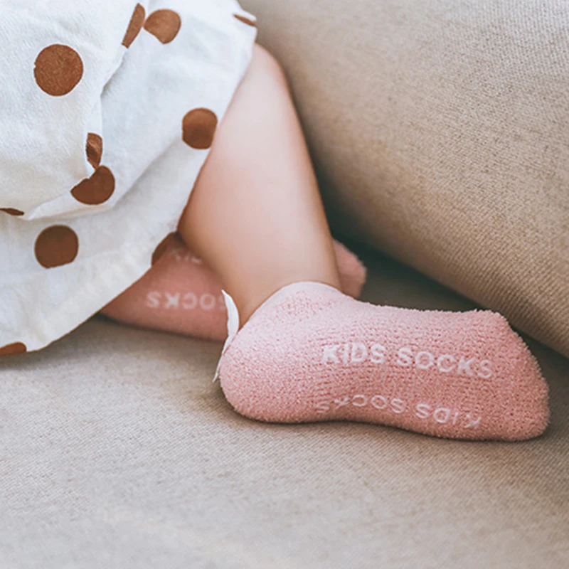Comfortable Baby floor socks Girls Boys Cute Cartoon Non-slip Toddler Elastic Socks First Walker Shoes for Newborns 1-3 years