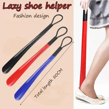 

Lazy Shoe Helper Shoe Horn Portable Sock Slider Handled Shoehorn Long Lifting Easy Schoenlepel lang #30J13
