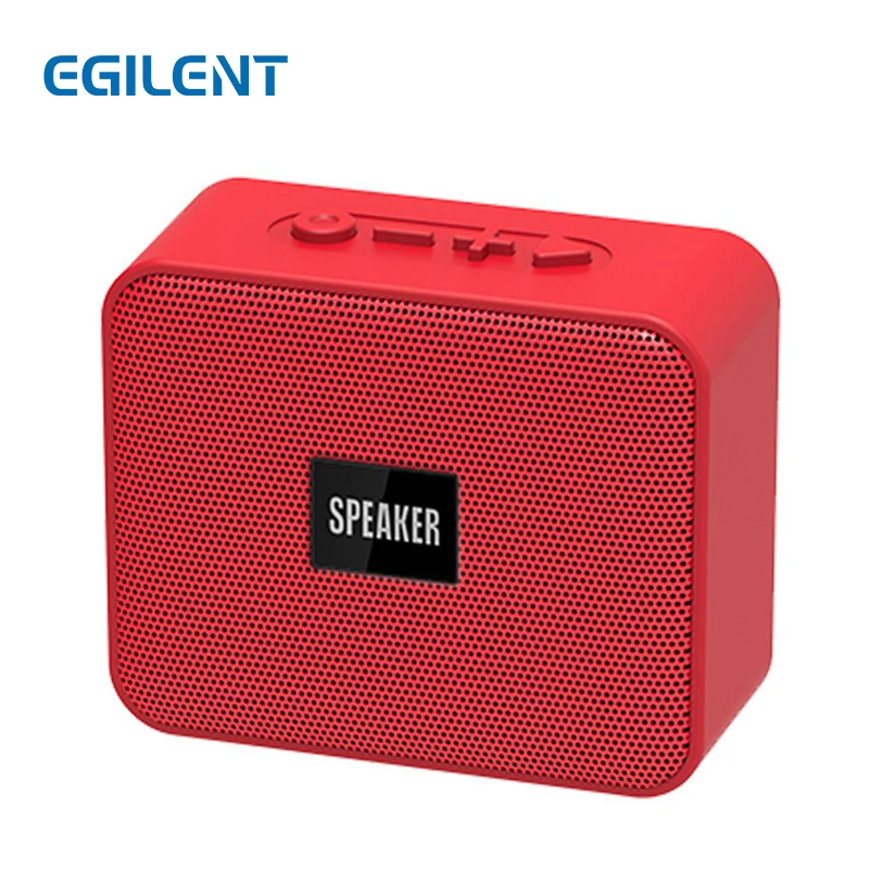 

EGILENT Wireless Bluetooth Speaker Outdoor Mini HiFi Full range Portable Bluetooth Speaker with mic Support USB TF Card Play