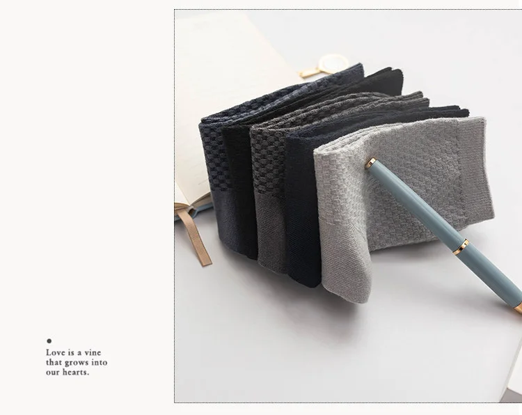 5 Paar hochwertige Herren-Socken aus Bambusfaser, Business, große Größe, EU 45 46 47 48, atmungsaktive Deodorant-Kompression, lange Socken für Herren – Detail 8